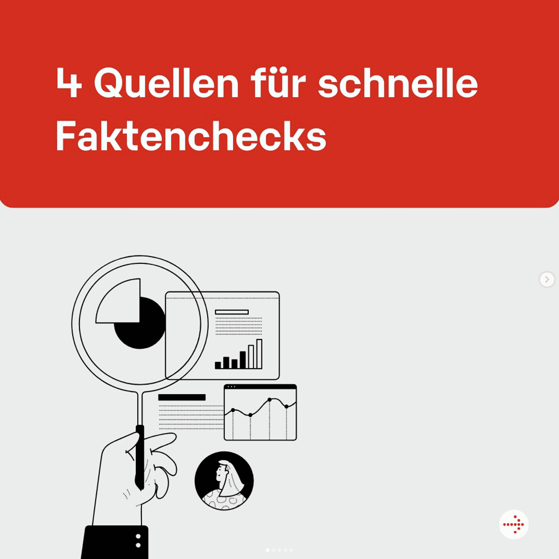 4 Quellen für schnelle Faktenchecks Slide 1
