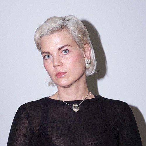 woman looking at camera