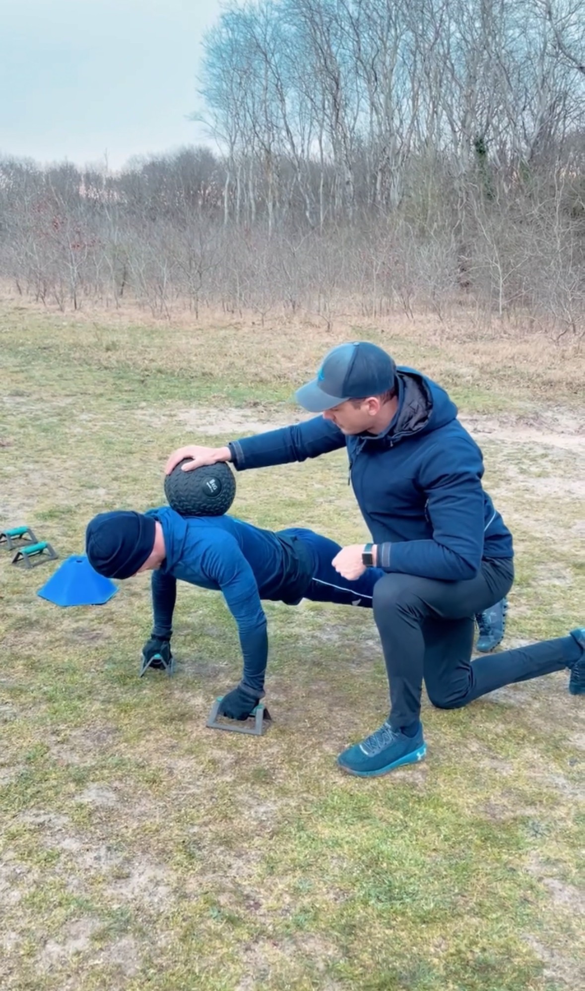 Athlete winning a race