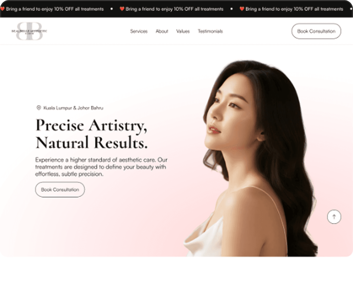 BeauBelle Aesthetic Web Design