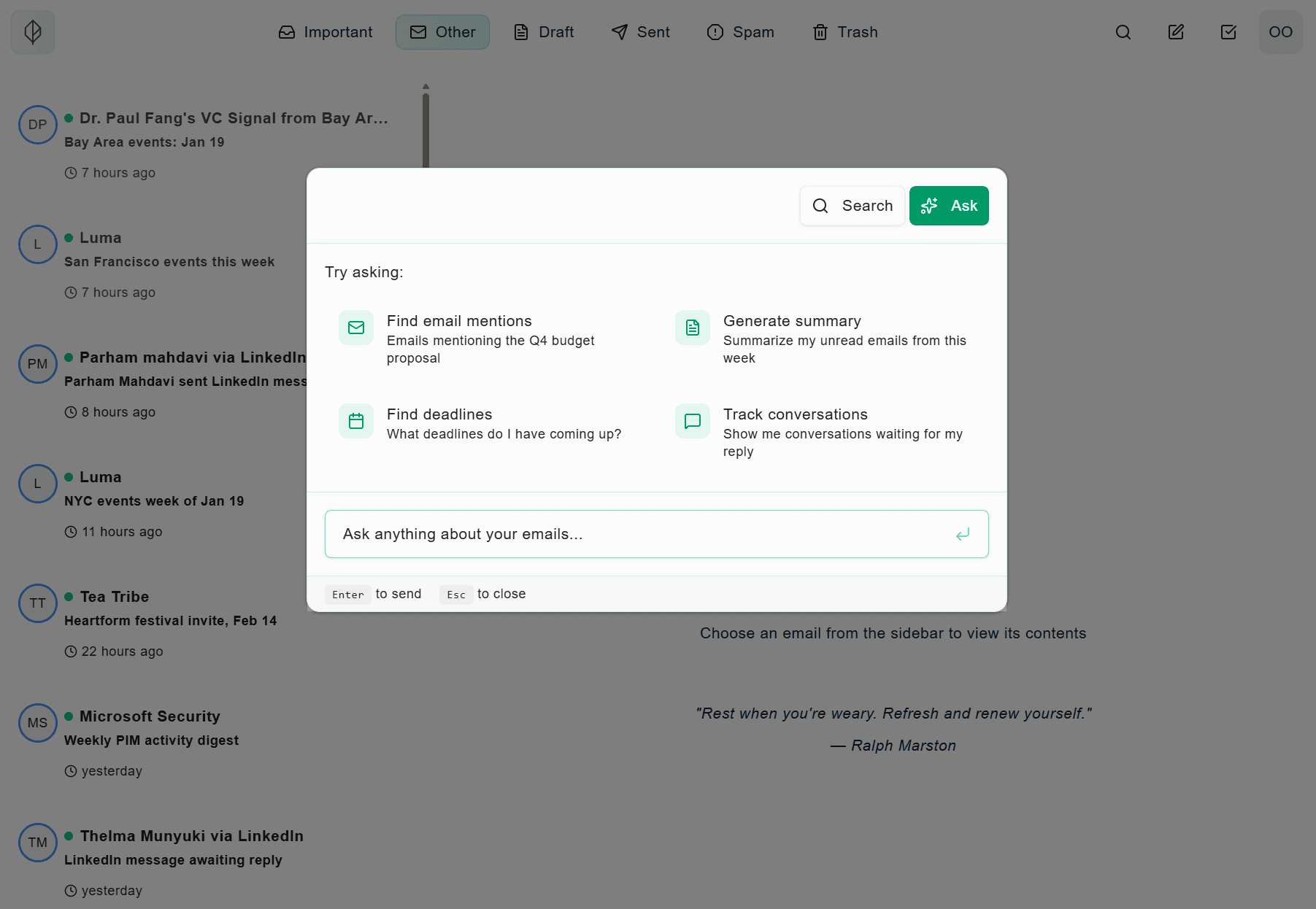 Pricing section design