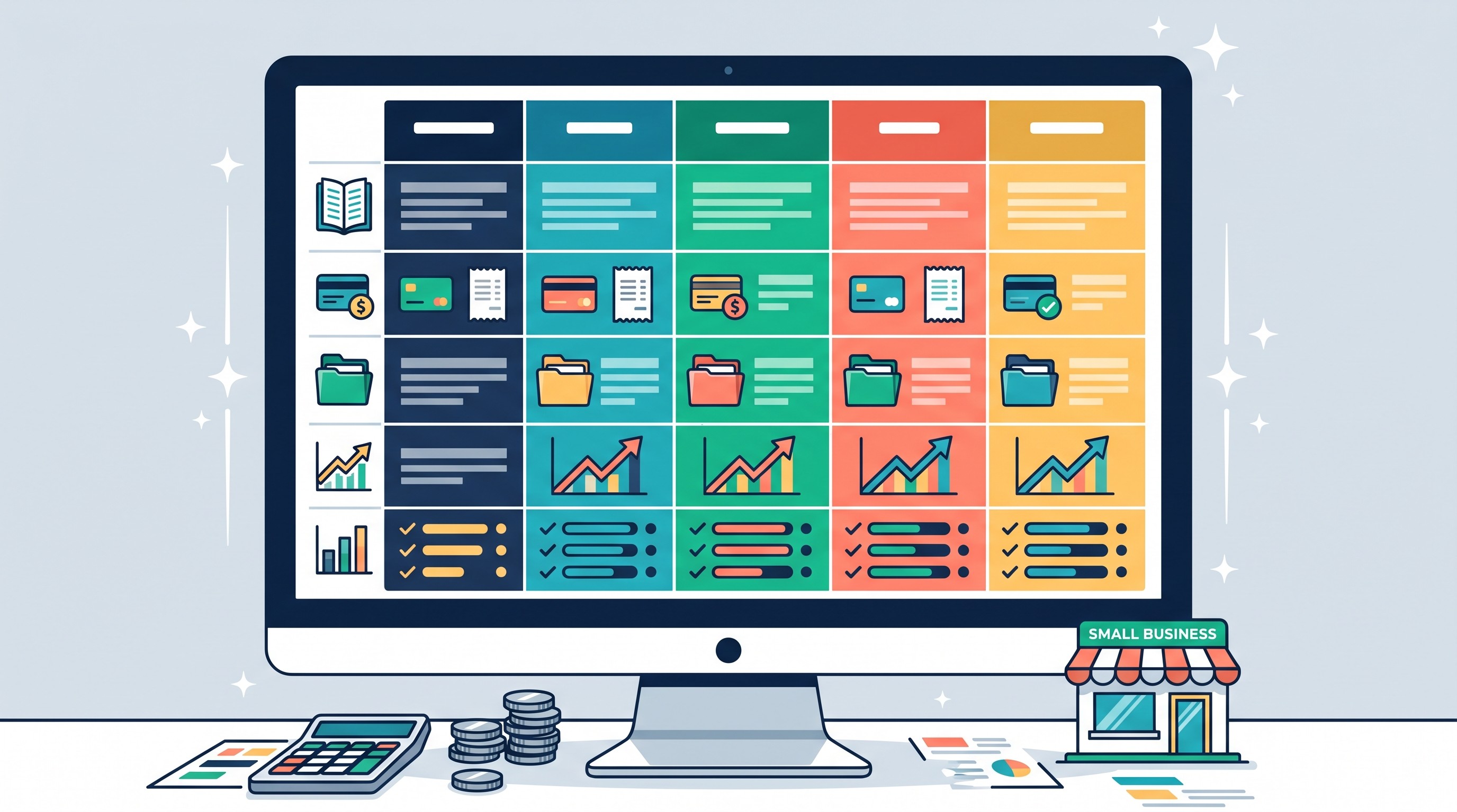 Comparison matrix for small-business AI budgeting tools