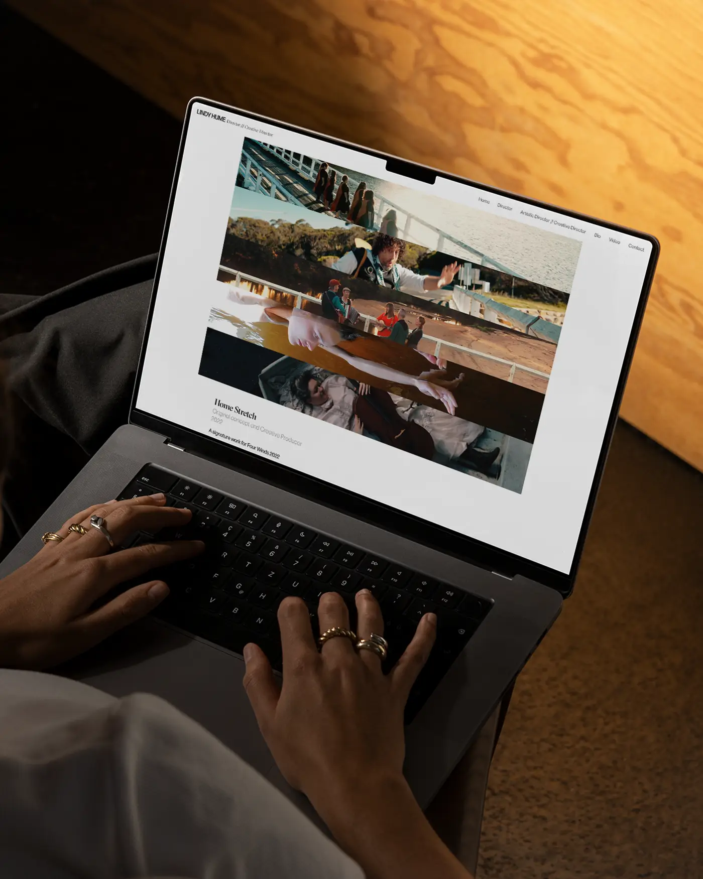 Lindy Hume Wordpress website design.