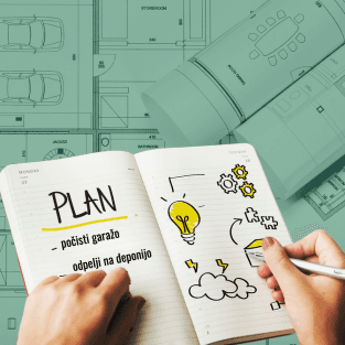 Planiranje čiščenja in praznjenje vaših prostorov