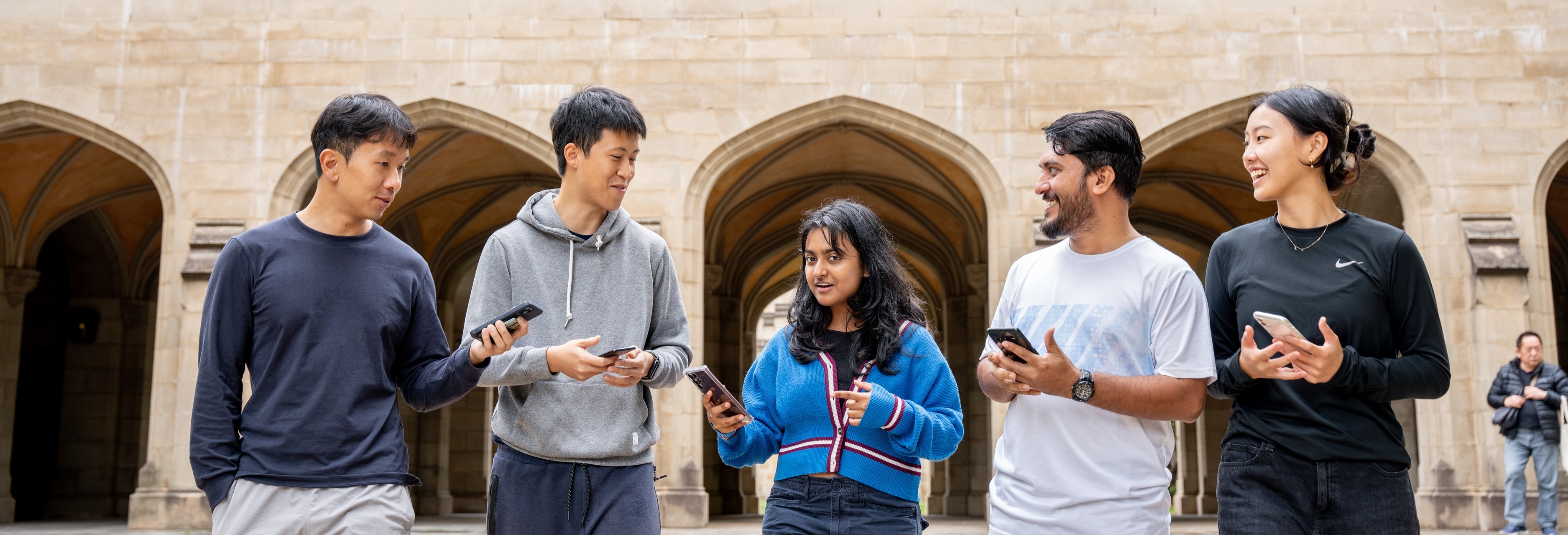 Image of students playing Deckle at Melbourne University