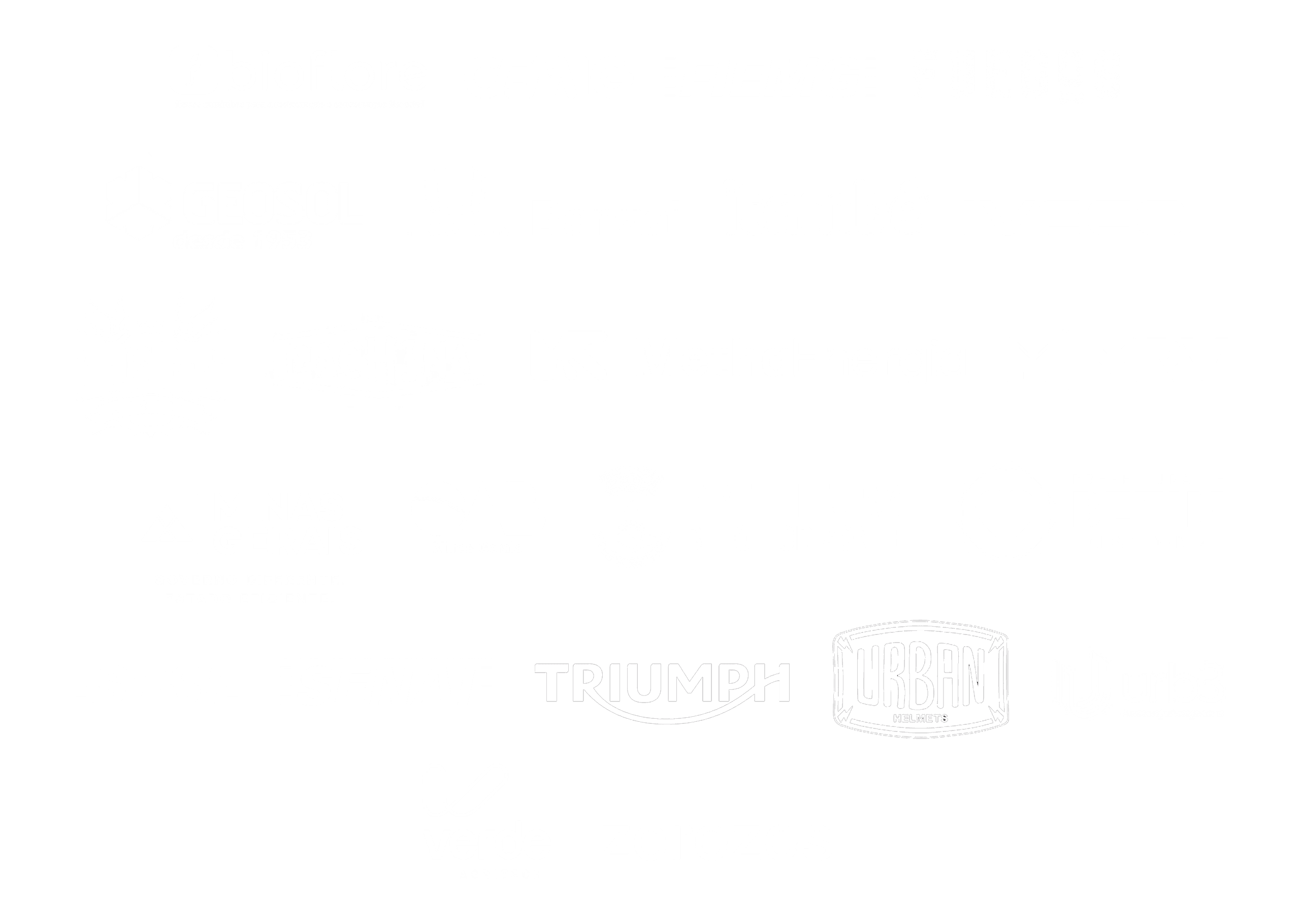 Mosaico de logos de clientes