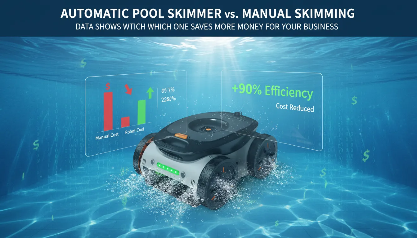 Automatic Pool Skimmer vs. Manual Skimming Data Shows Which One Saves More Money for Your Business