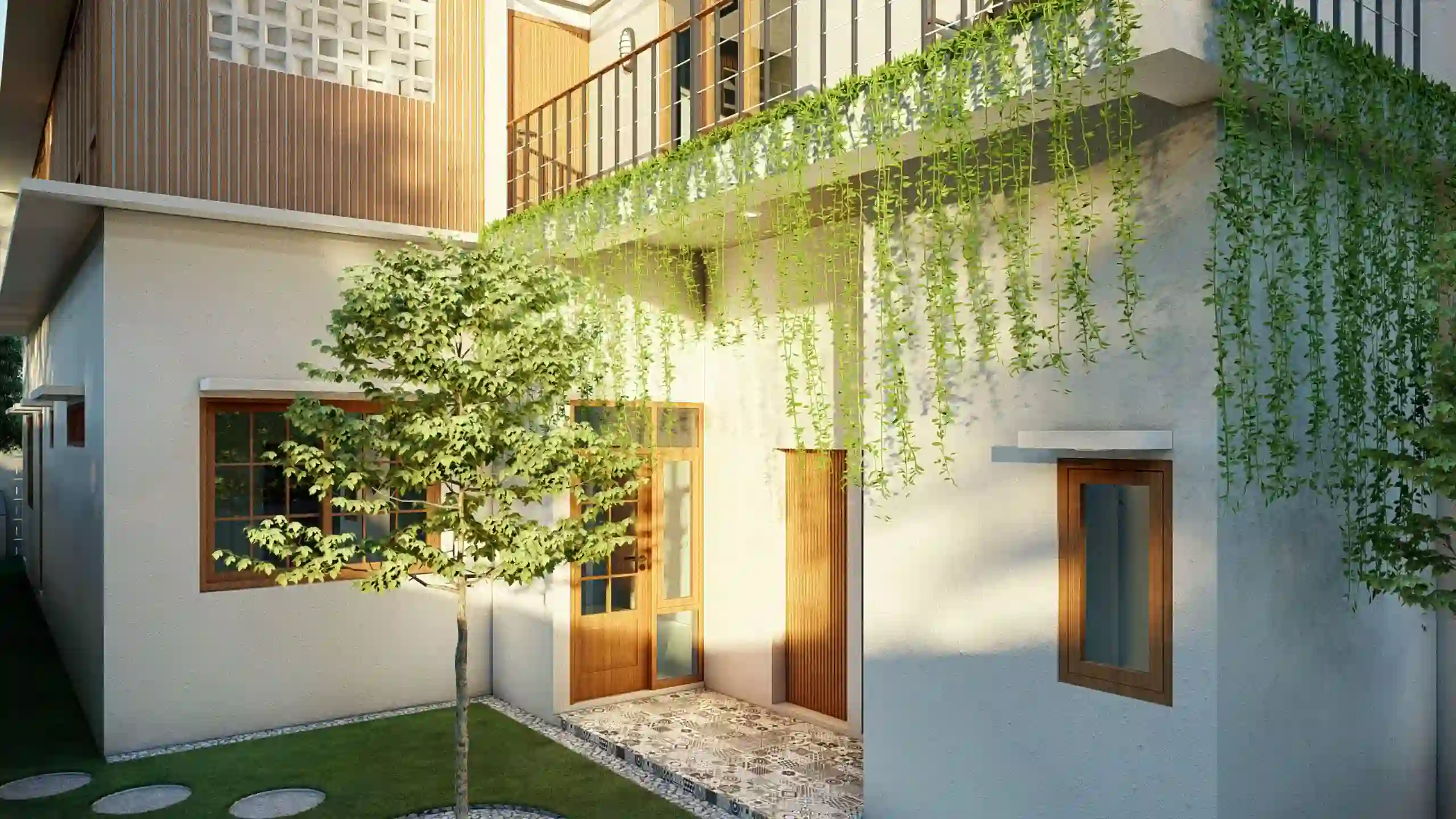 Line House - Halaman Depan Bangunan