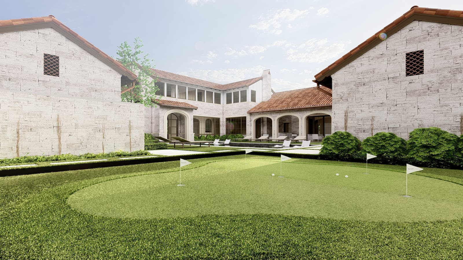 Landscape Design Rendering by Landscape designer in Plano Tx