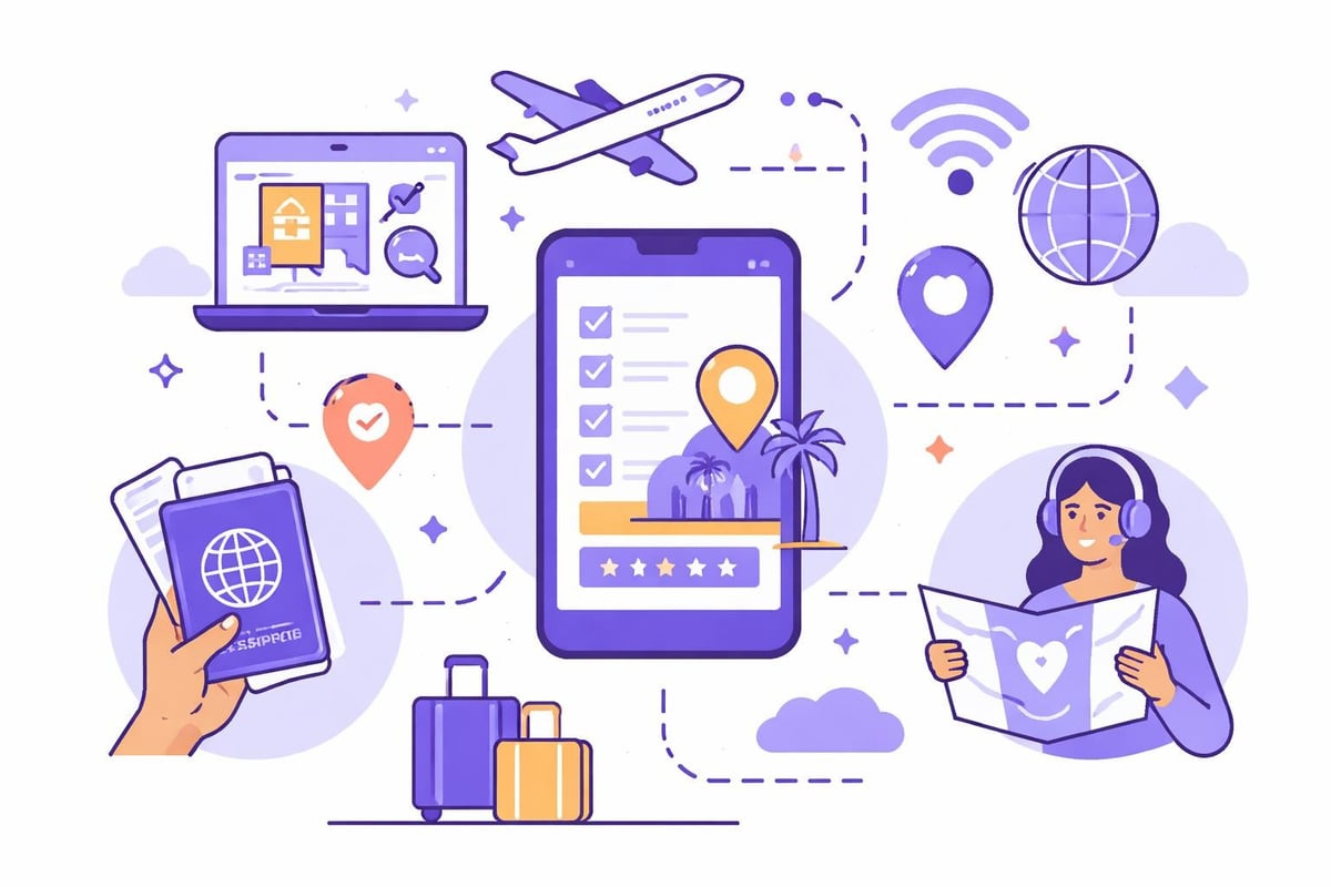 Technology integration in travel planning