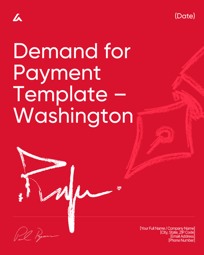Demand for Payment Template – Washington