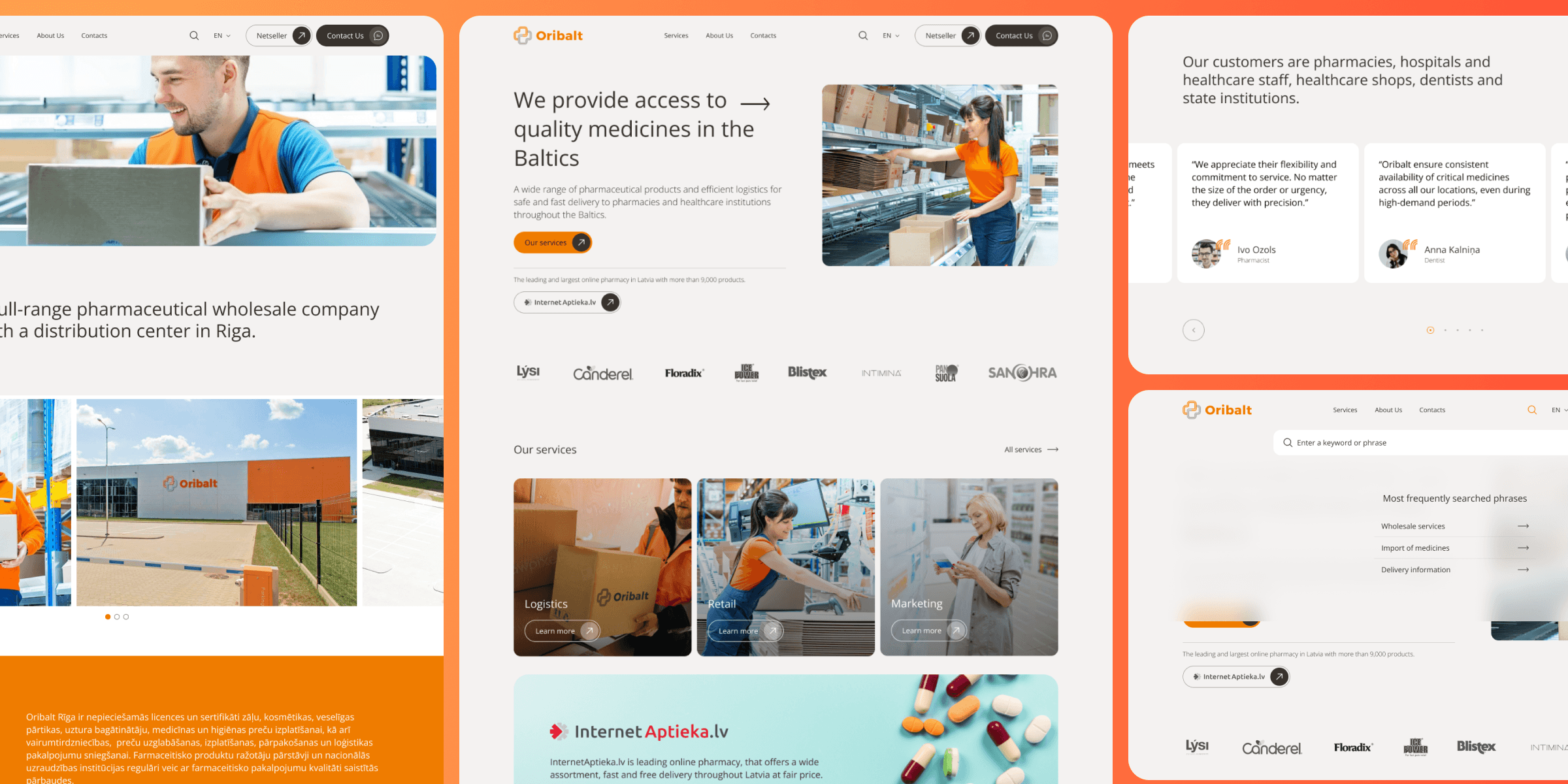Oribalt UI/UX design - luut.design