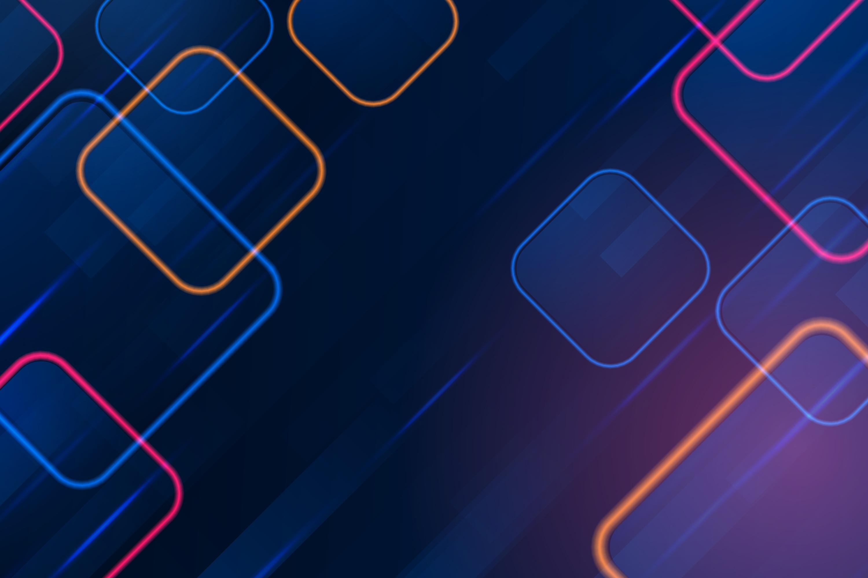 Vibrant digital backdrop for animation and visual media