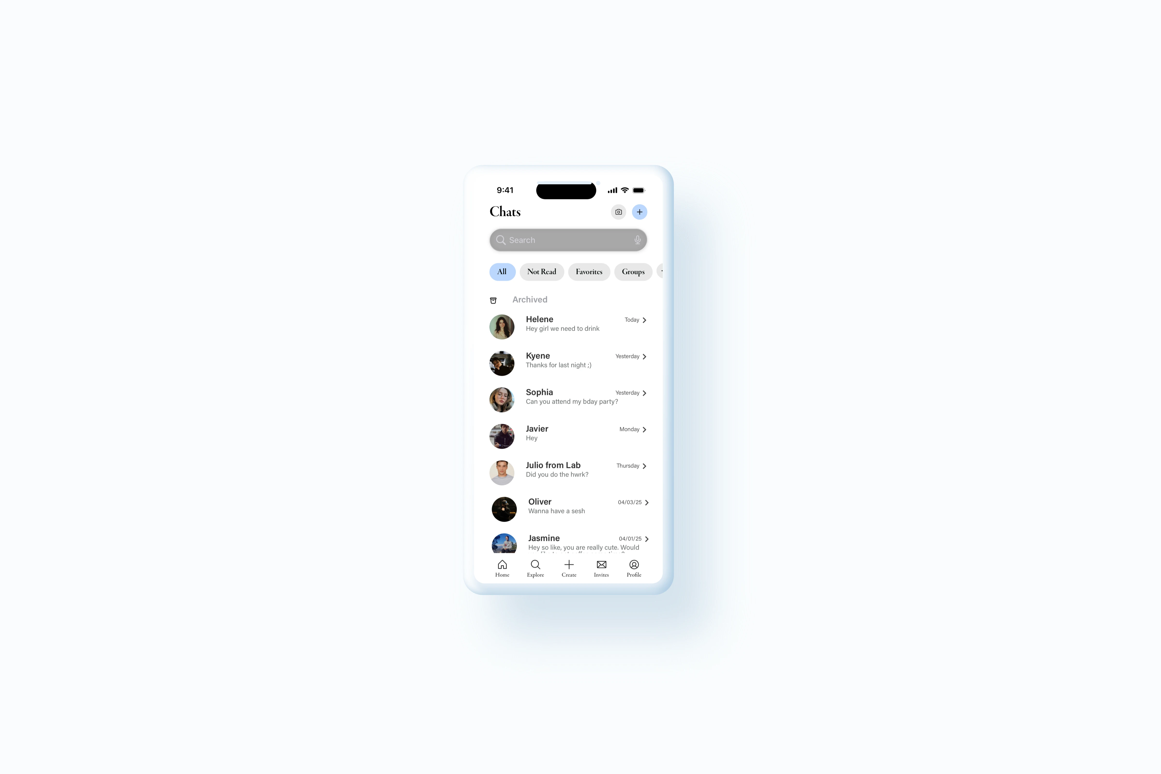 Messaging Screen