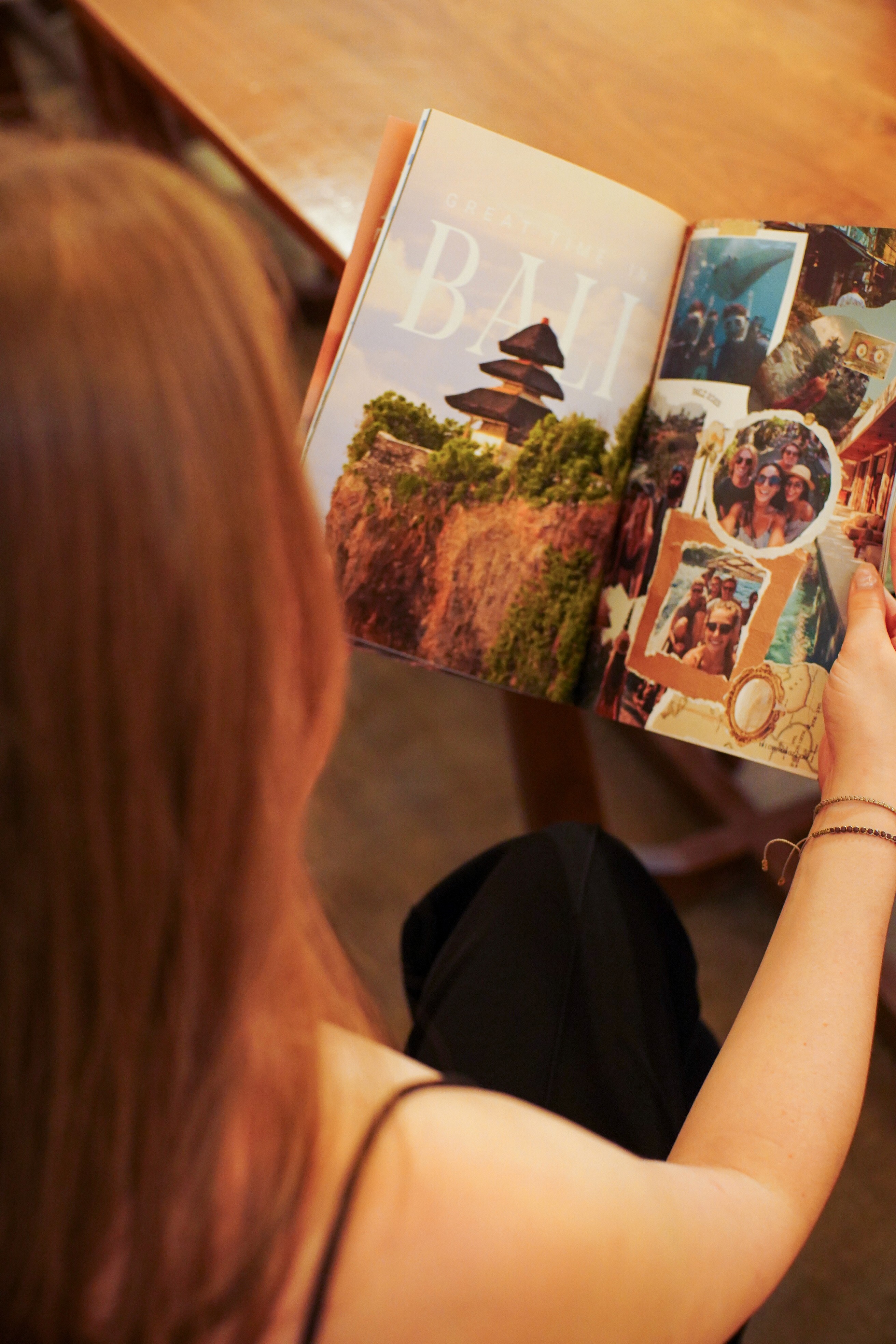 a blurry photo of a person standing in front of a wall