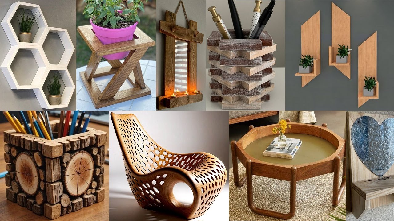 Recycled wood home décor