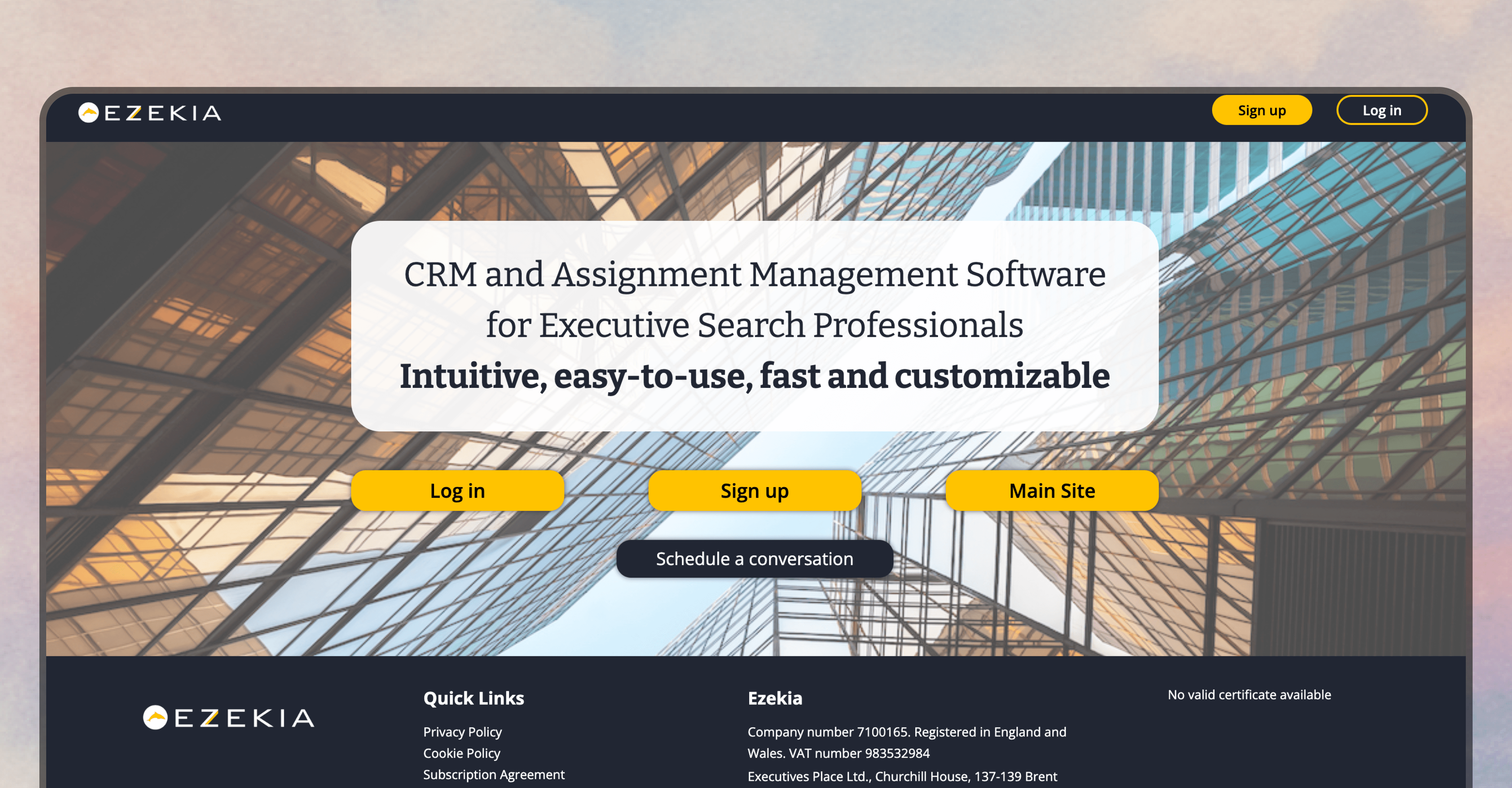 best ats tool for executive search firms | ezekia