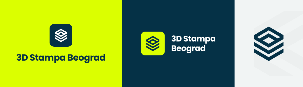 Verzije loga za 3d stampa Beograd