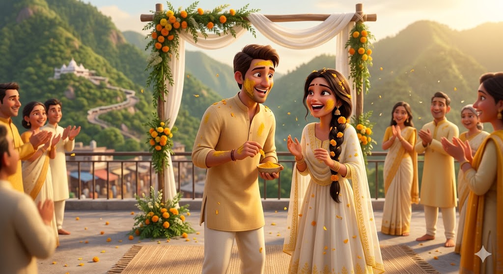 Haldi and Mehendi