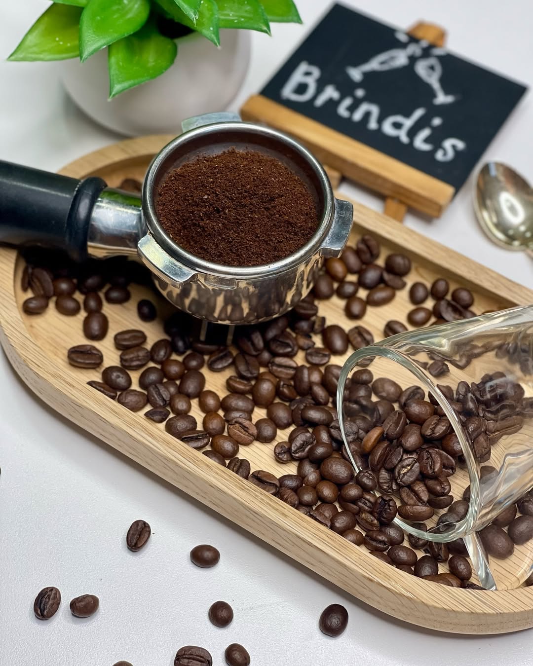 Freshly baked Margherita pizza with melted cheese, tomato sauce, and basil leaves, held by a person’s hand.