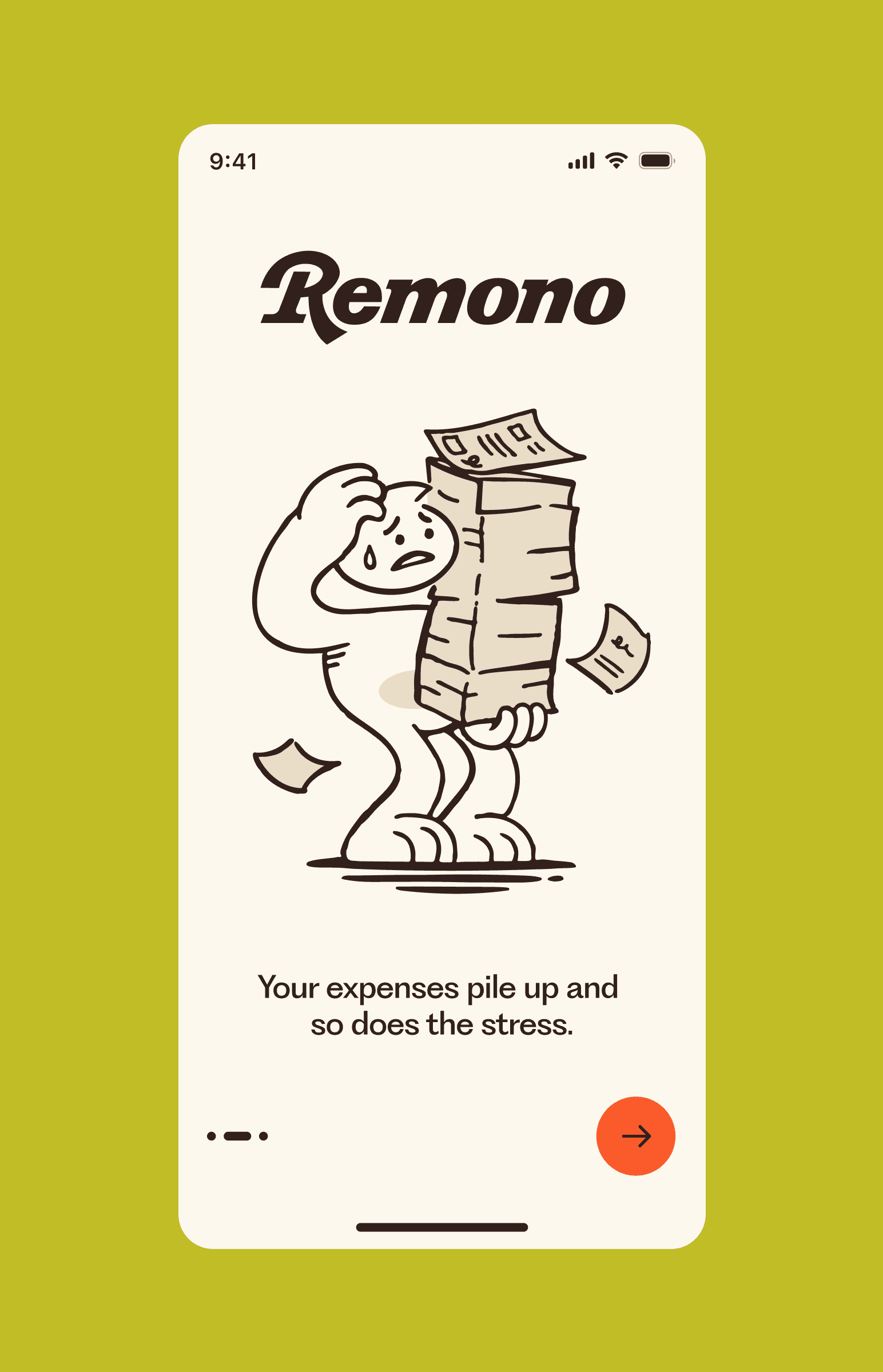 Register Phone User Interface