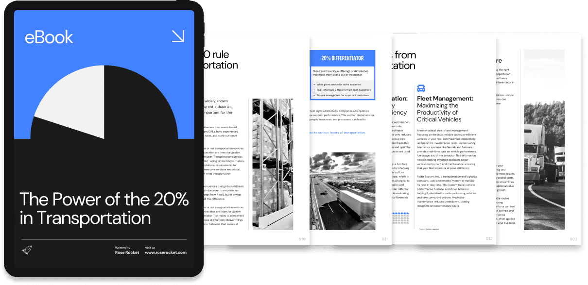 Th Power of the 20% in Transportation cover