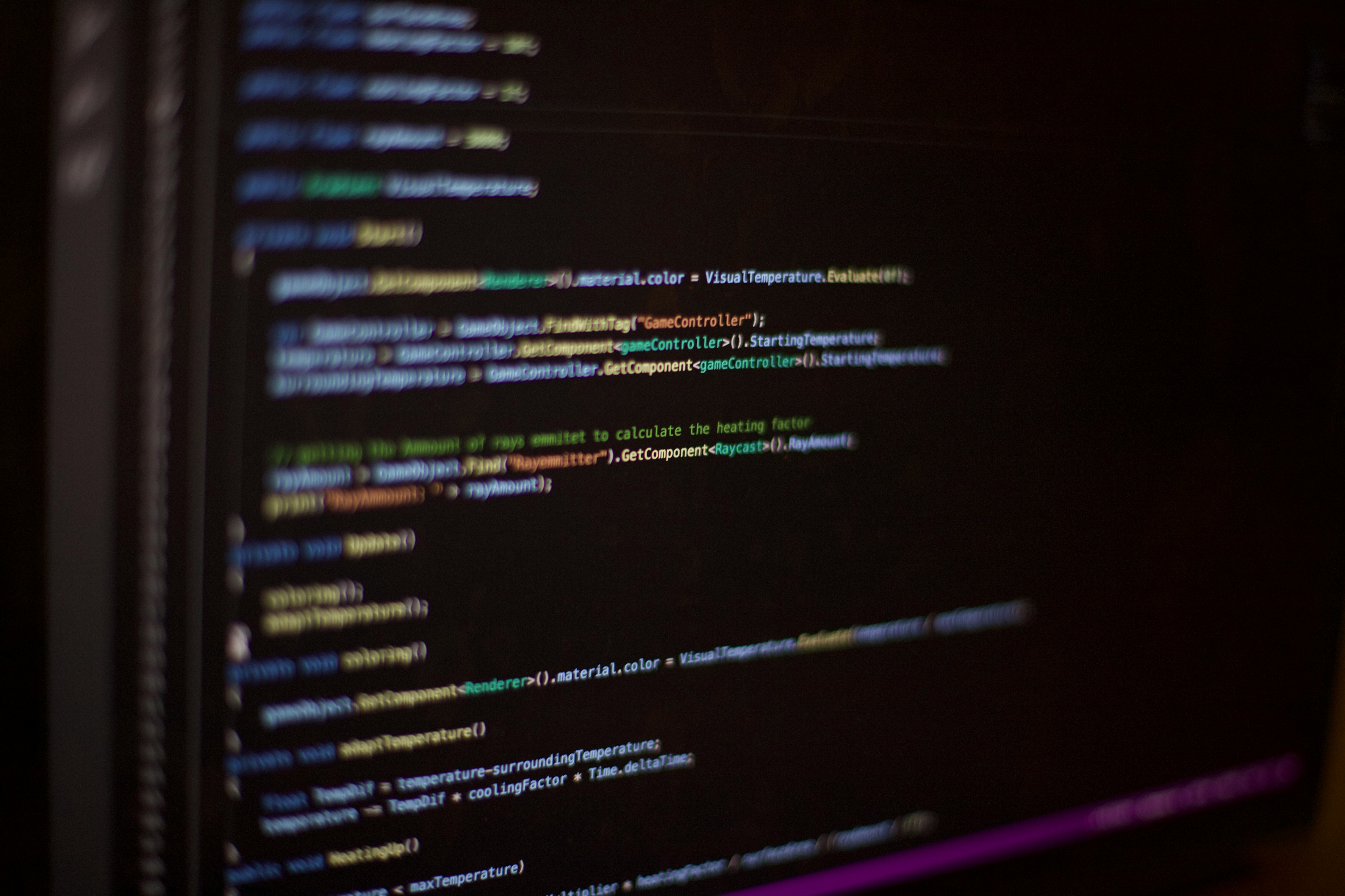 a computer screen with a bunch of text on it