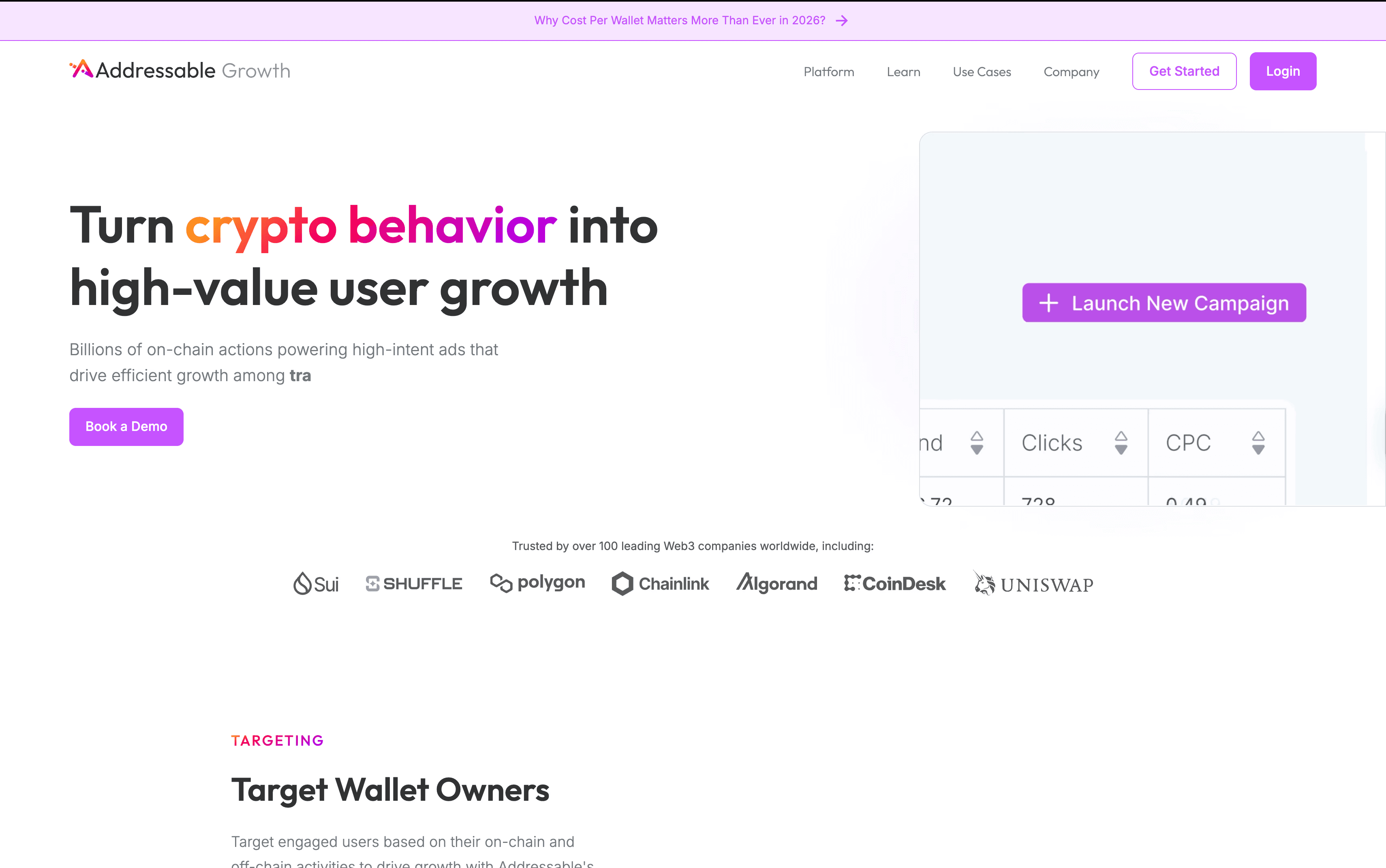 Addressable Homepage