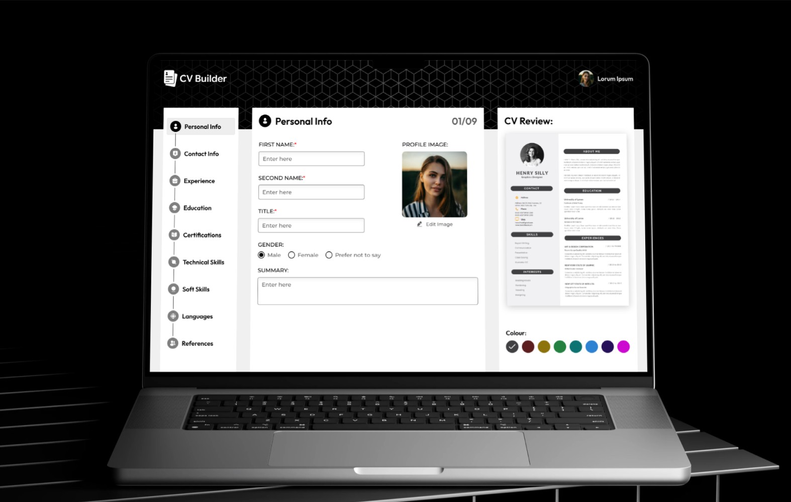 AI CV Builder Web App Image 4