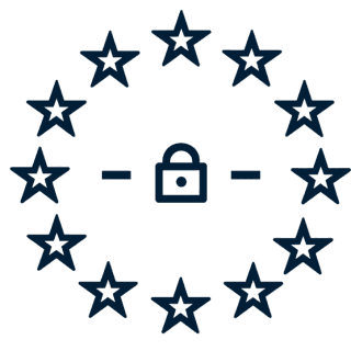 Icon european legal and GDPR compliance