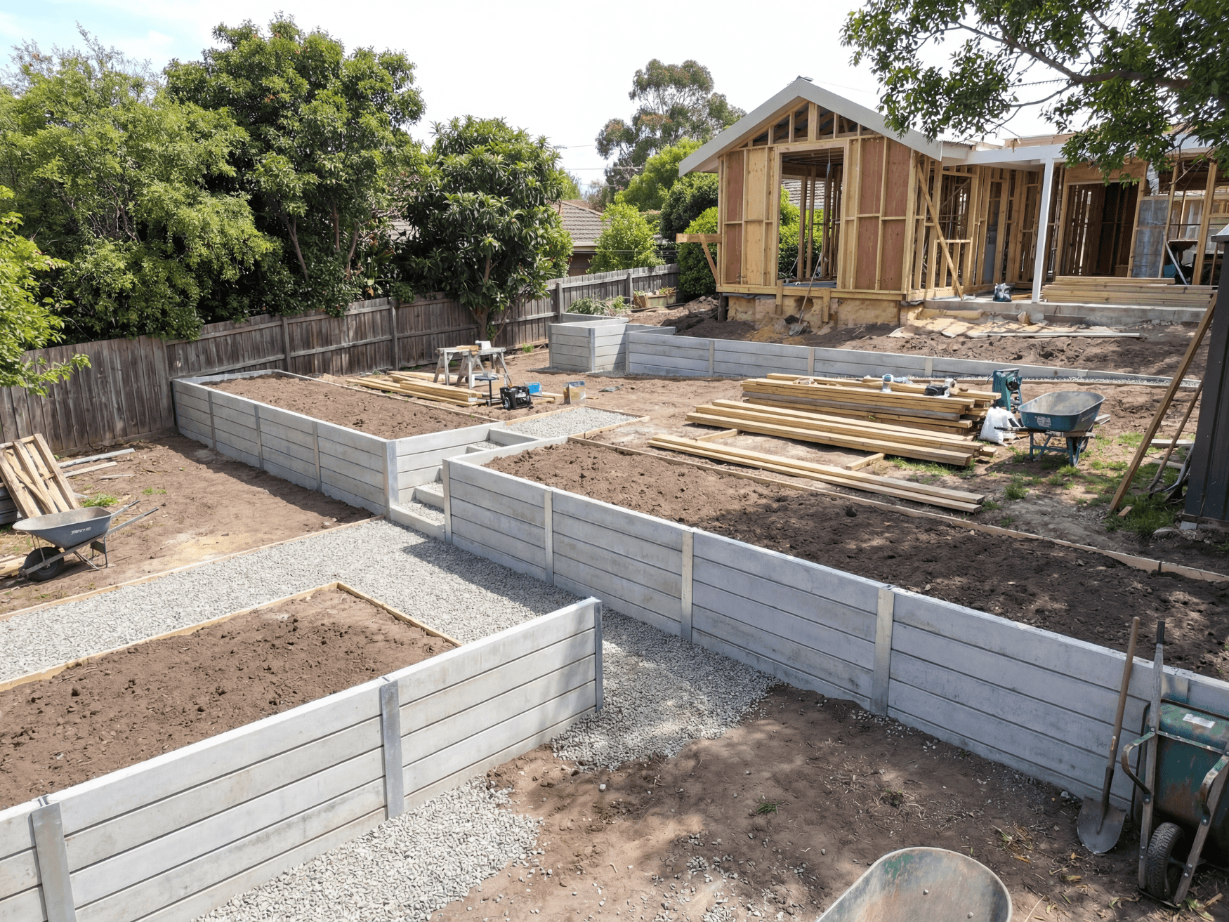 Retaining Wall — Frankston