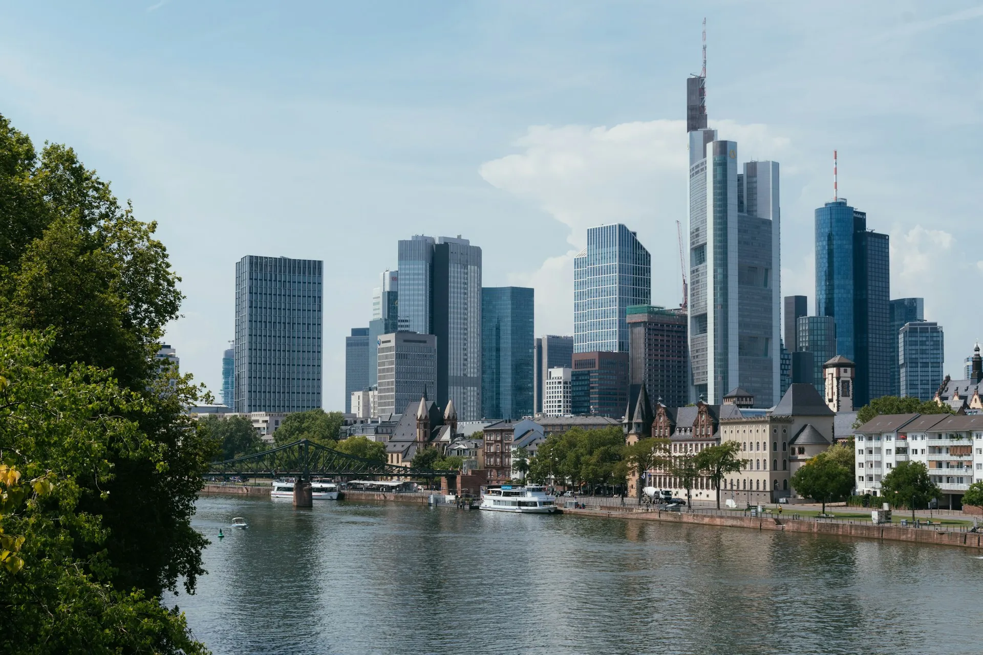 Skyline des Finanzzentrums Frankfurt am Main