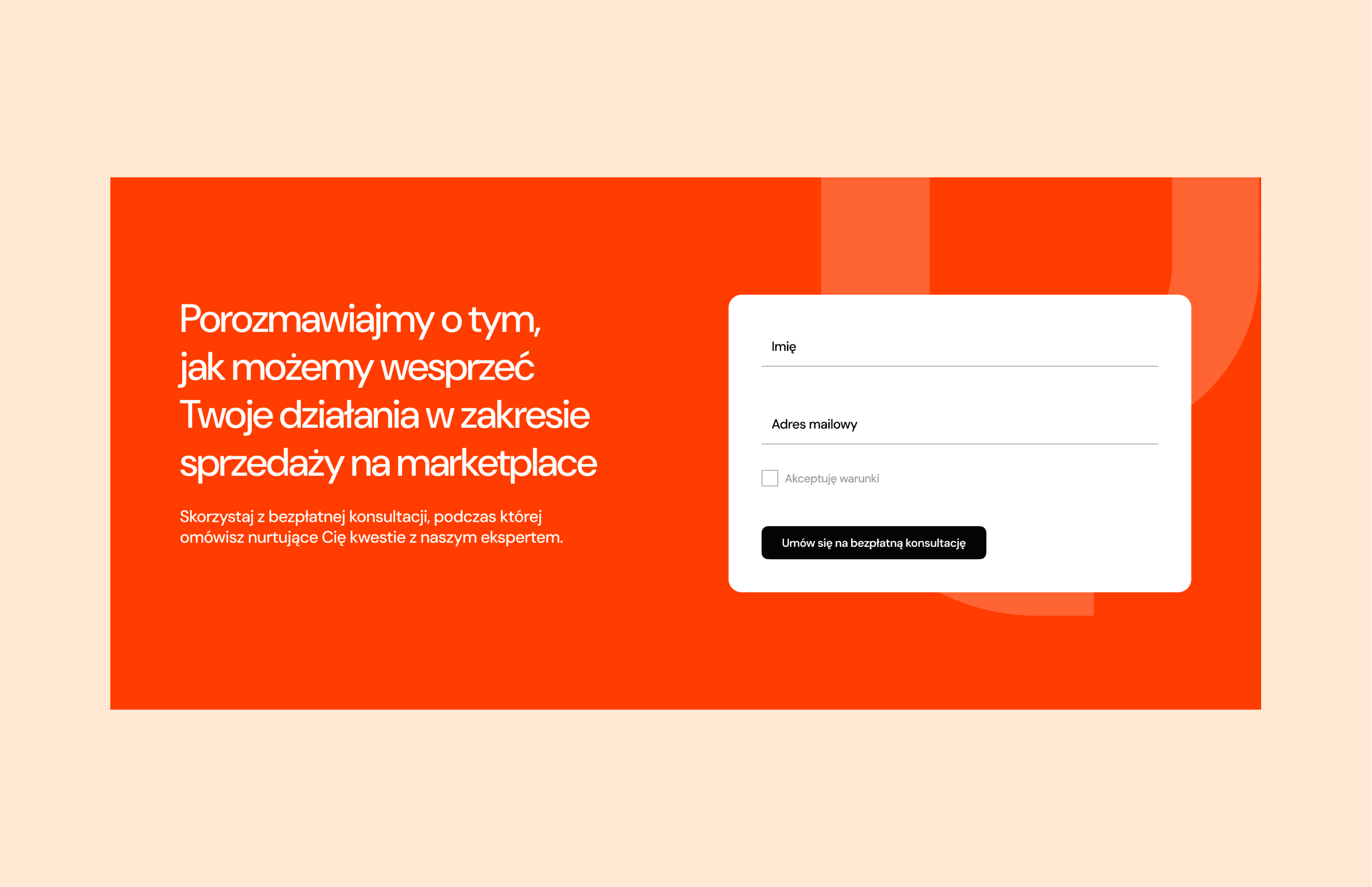 Final design of the CTA section on the LVL UP Media