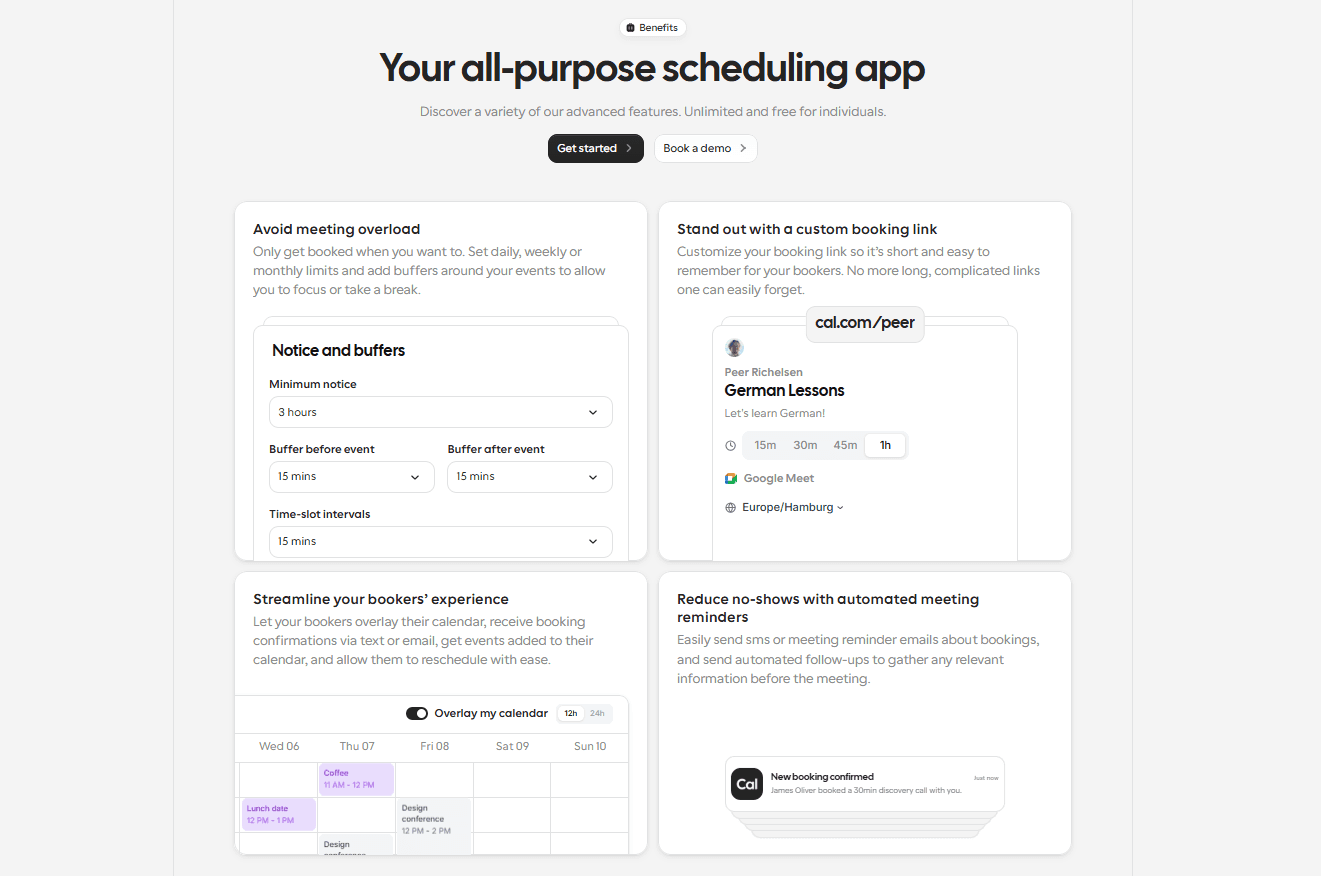 Cal.com: Your all-purpose scheduling app