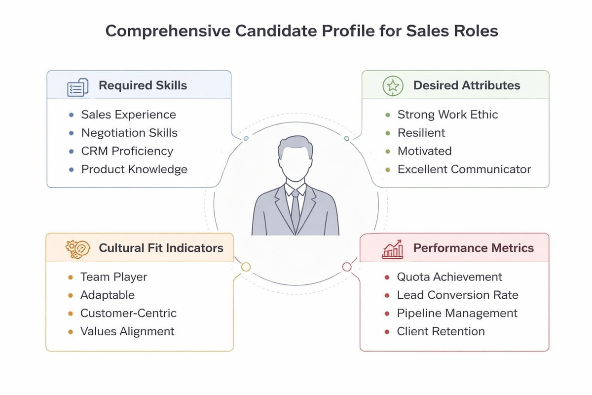 Sales candidate evaluation framework