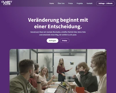 ClarityPath Wireframe