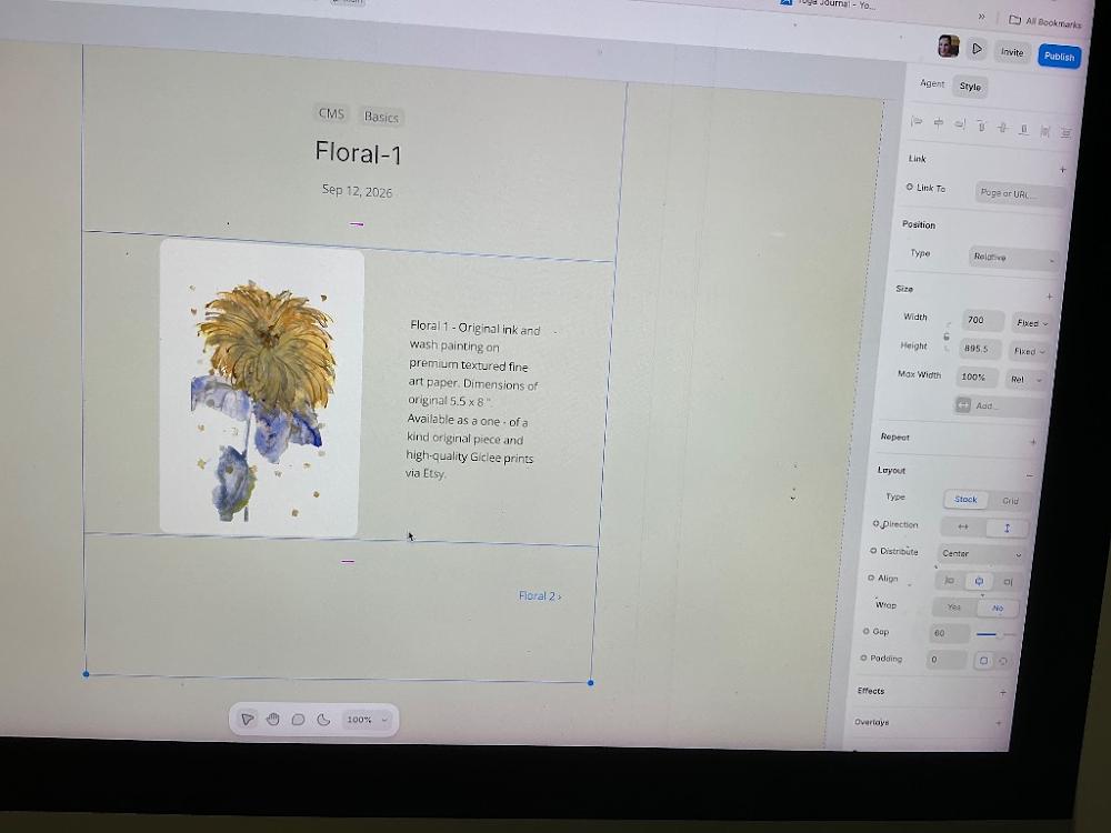 Visually searched image
