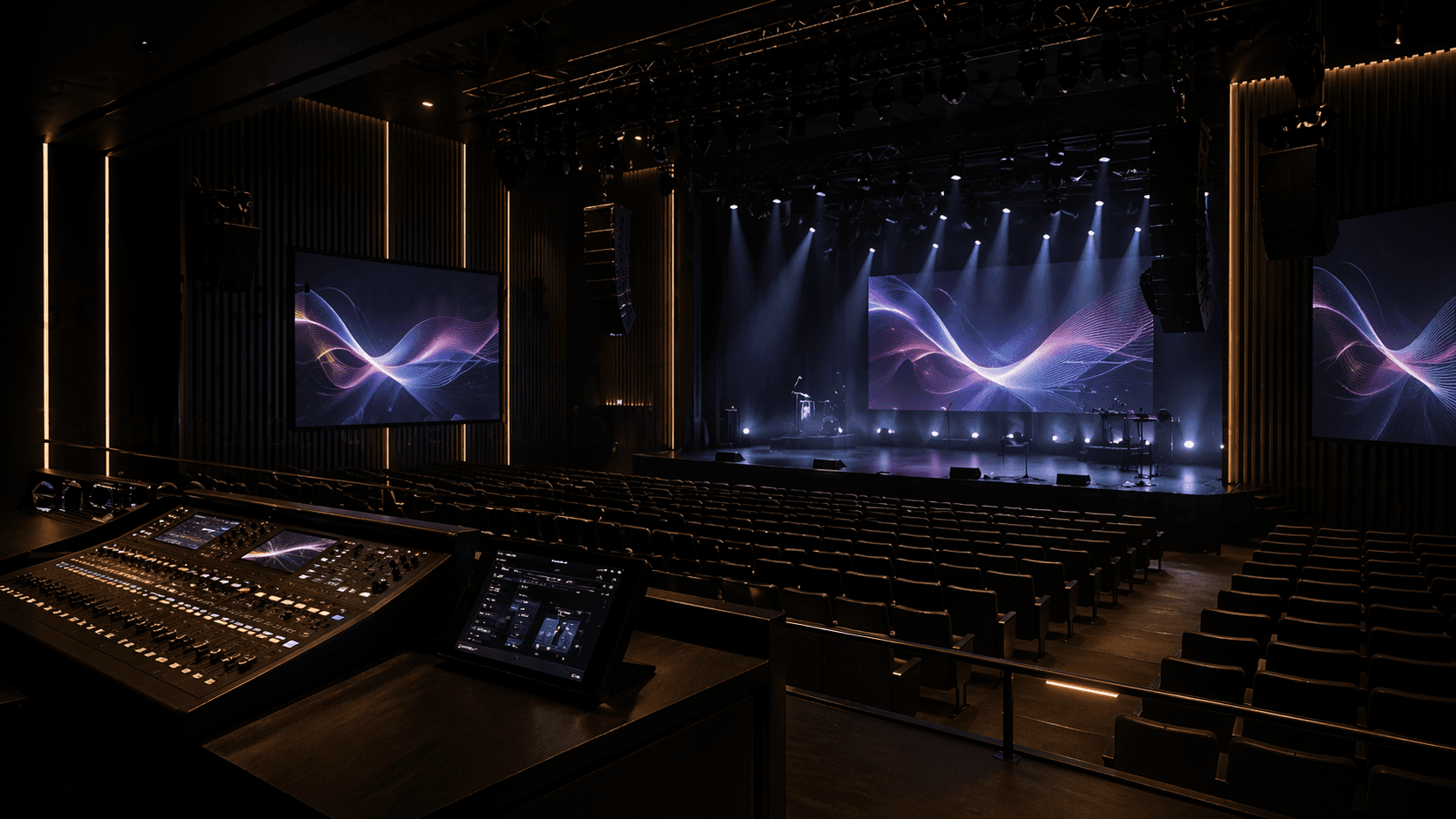 Old street lamp on a building facade