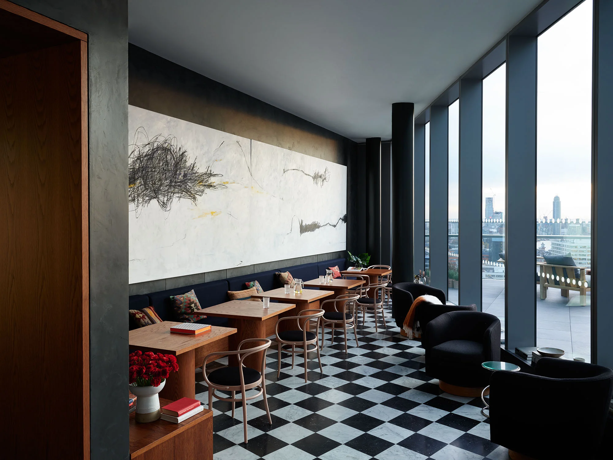 10 York Road meeting room interior with city views