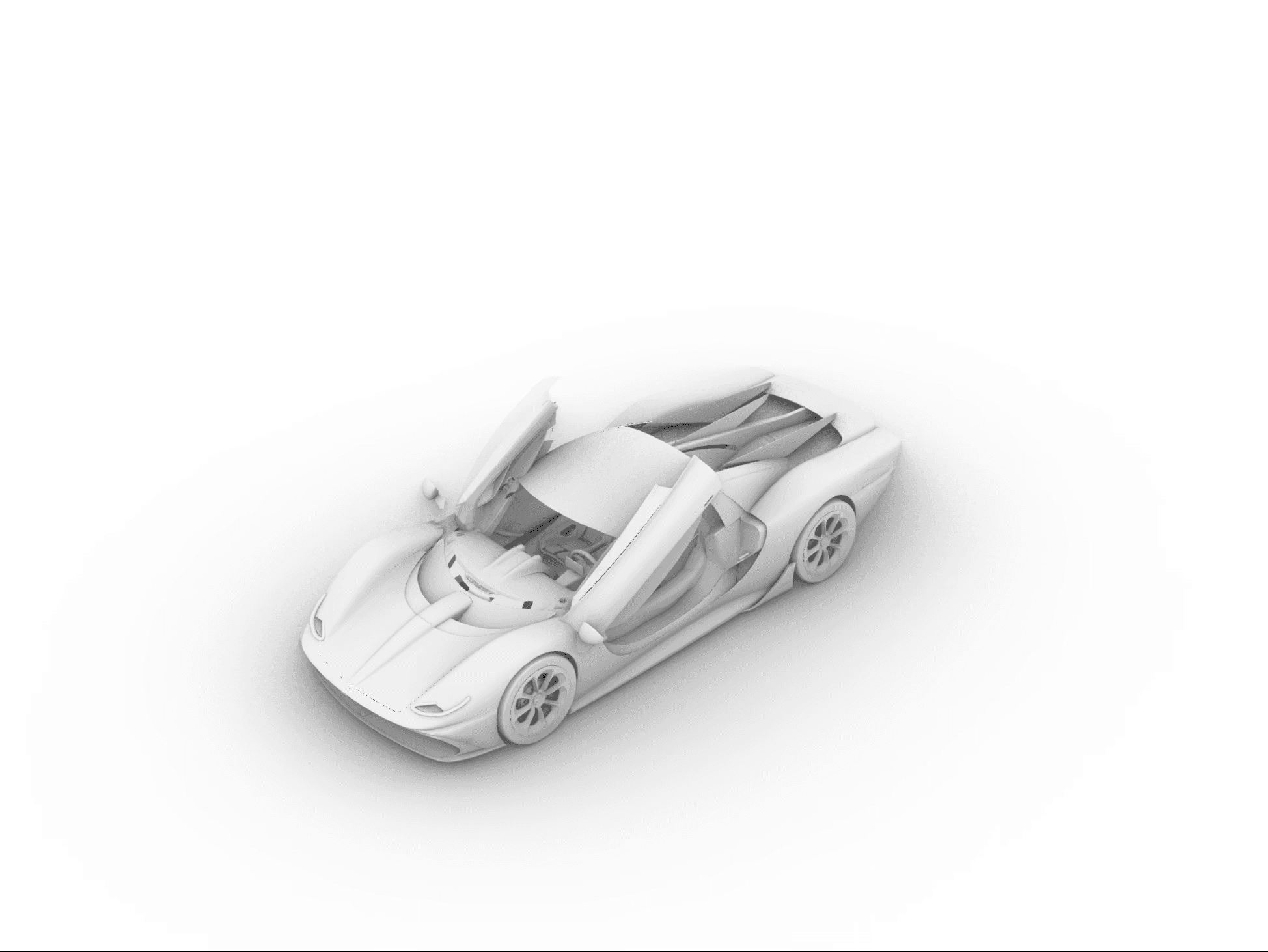 Boutin Belharra sketch 3D black and white boutin automobile