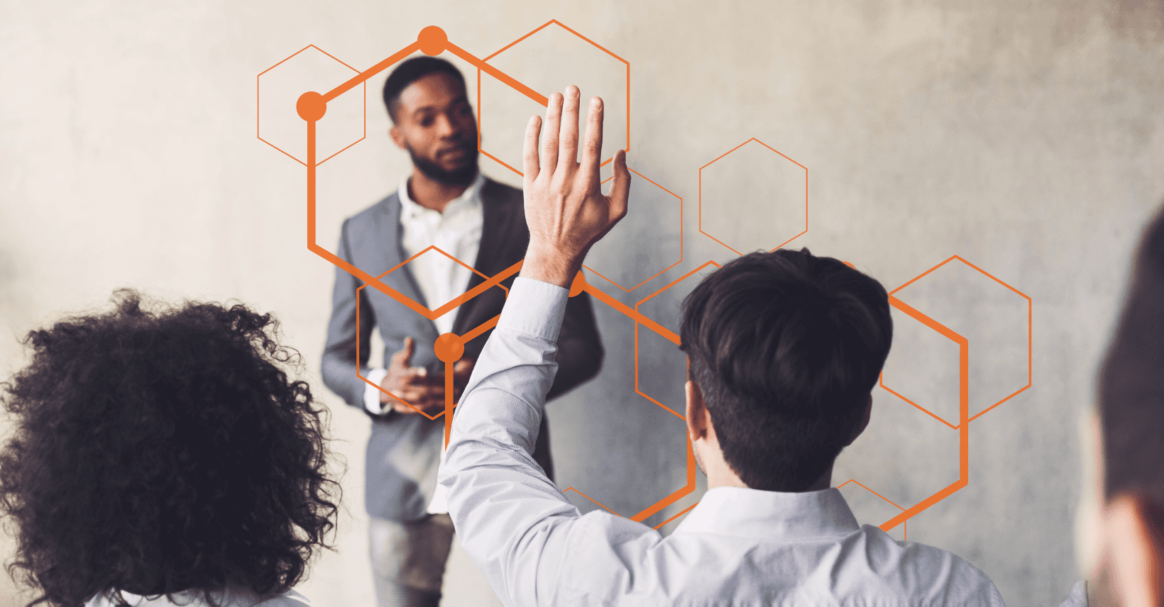 Asking the right questions in a group setting with technology graphics
