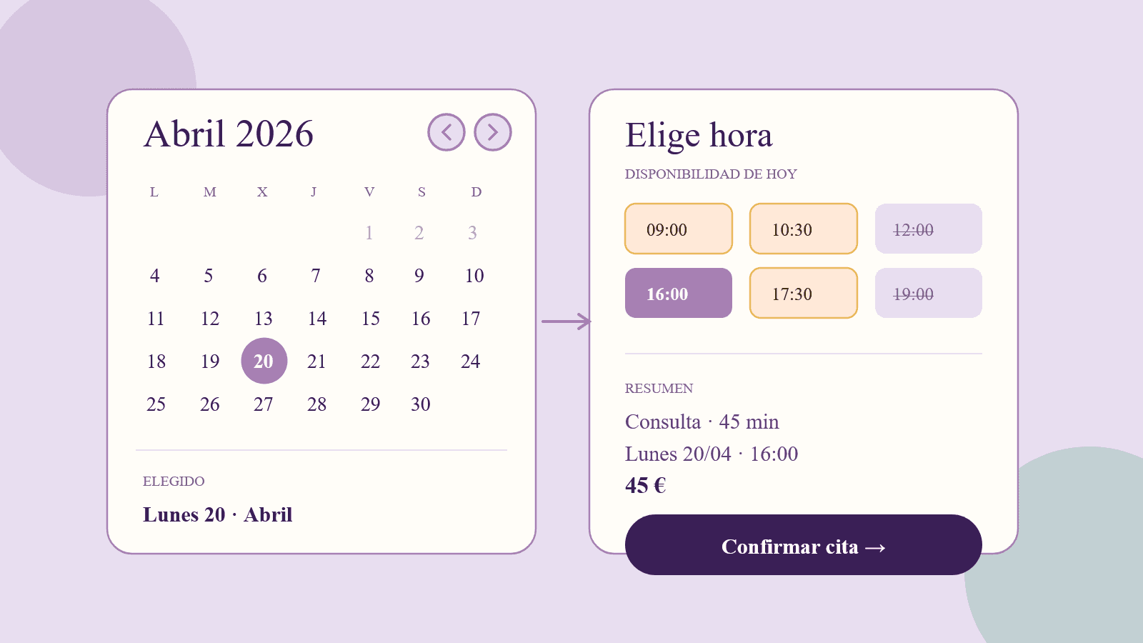 Pantallazo de seguimiento de contactos