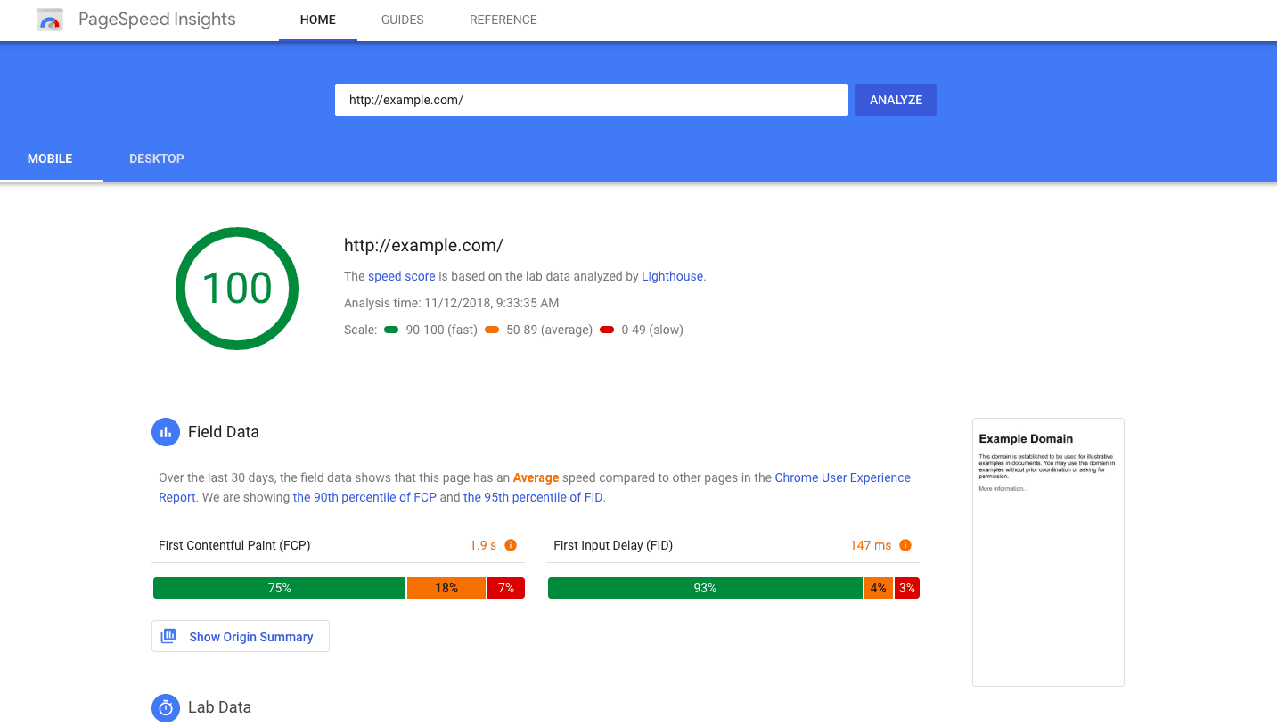 web design Performance Optimization