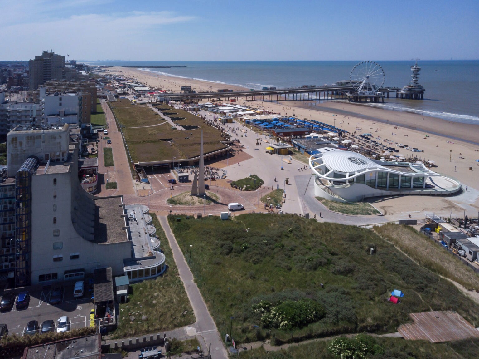 Photo of the newly developed Noordboulevard in Scheveningen