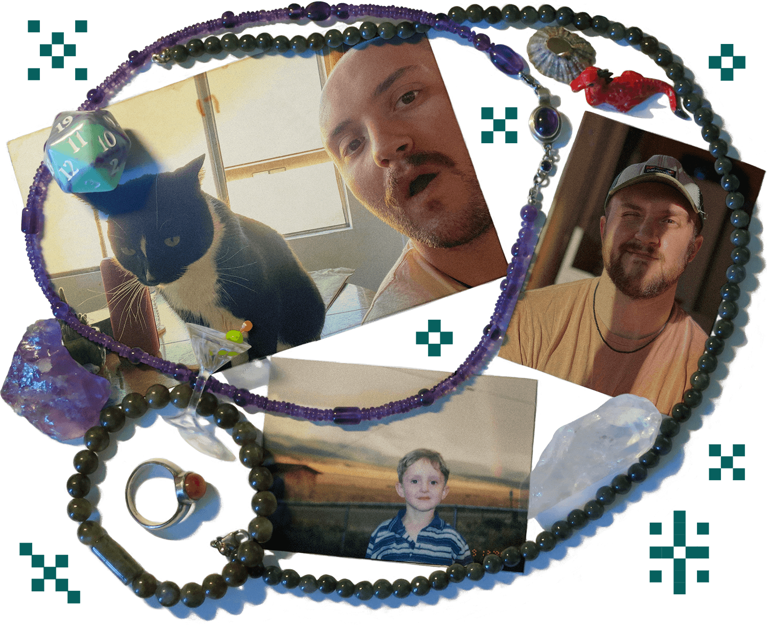 Woman with color palette