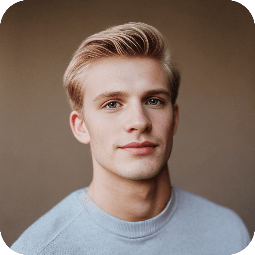 man wearing eyeglasses