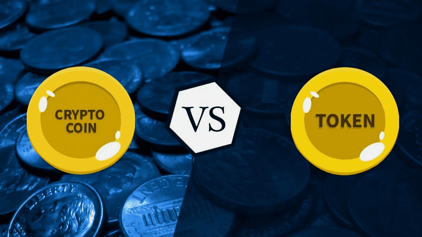  Graphic comparing crypto coins and tokens - Crypto Coins vs Tokens