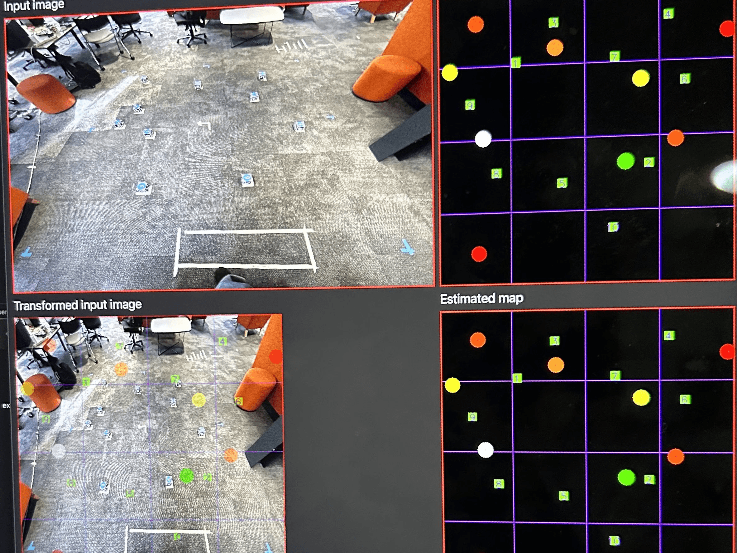 Program used to create reference maps based on a photo