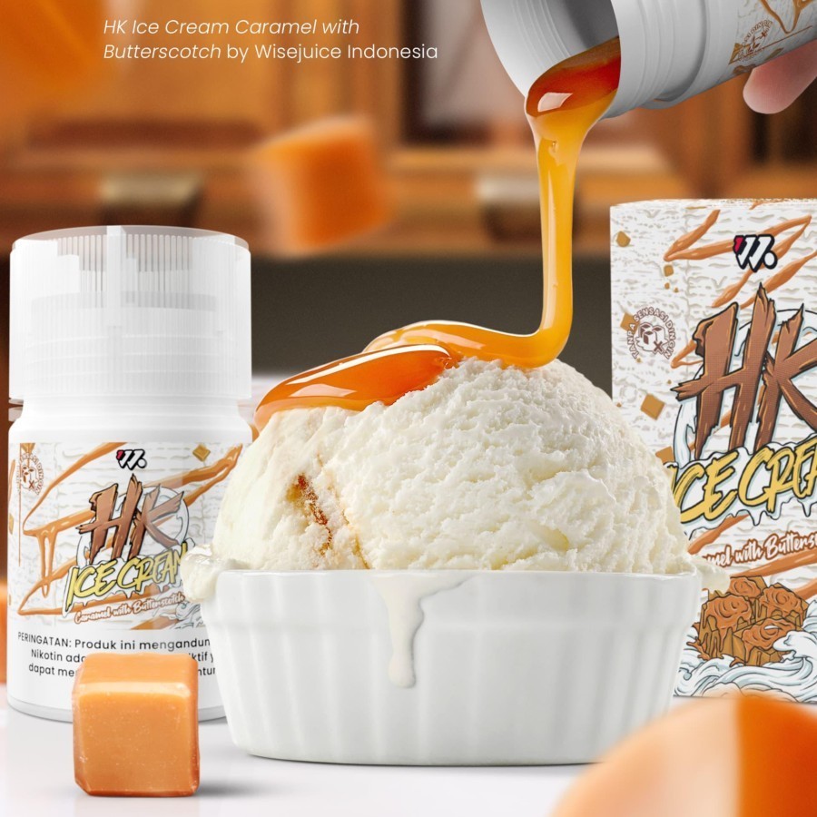 Happi Krunch - Ice Cream Caramel With Butterscoth Freebase 60ML