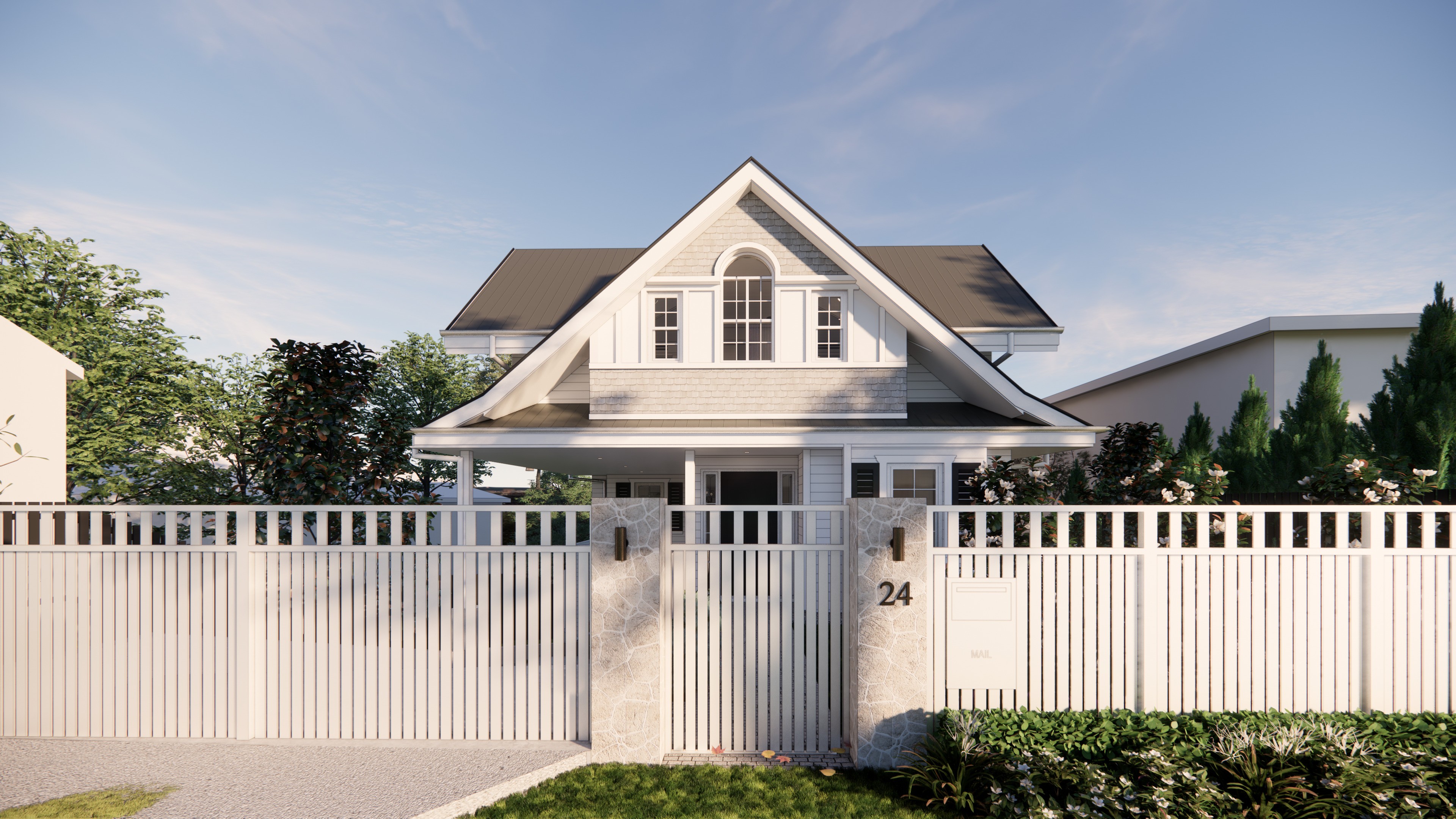 Rendered image of an upcoming custom build with Flascon